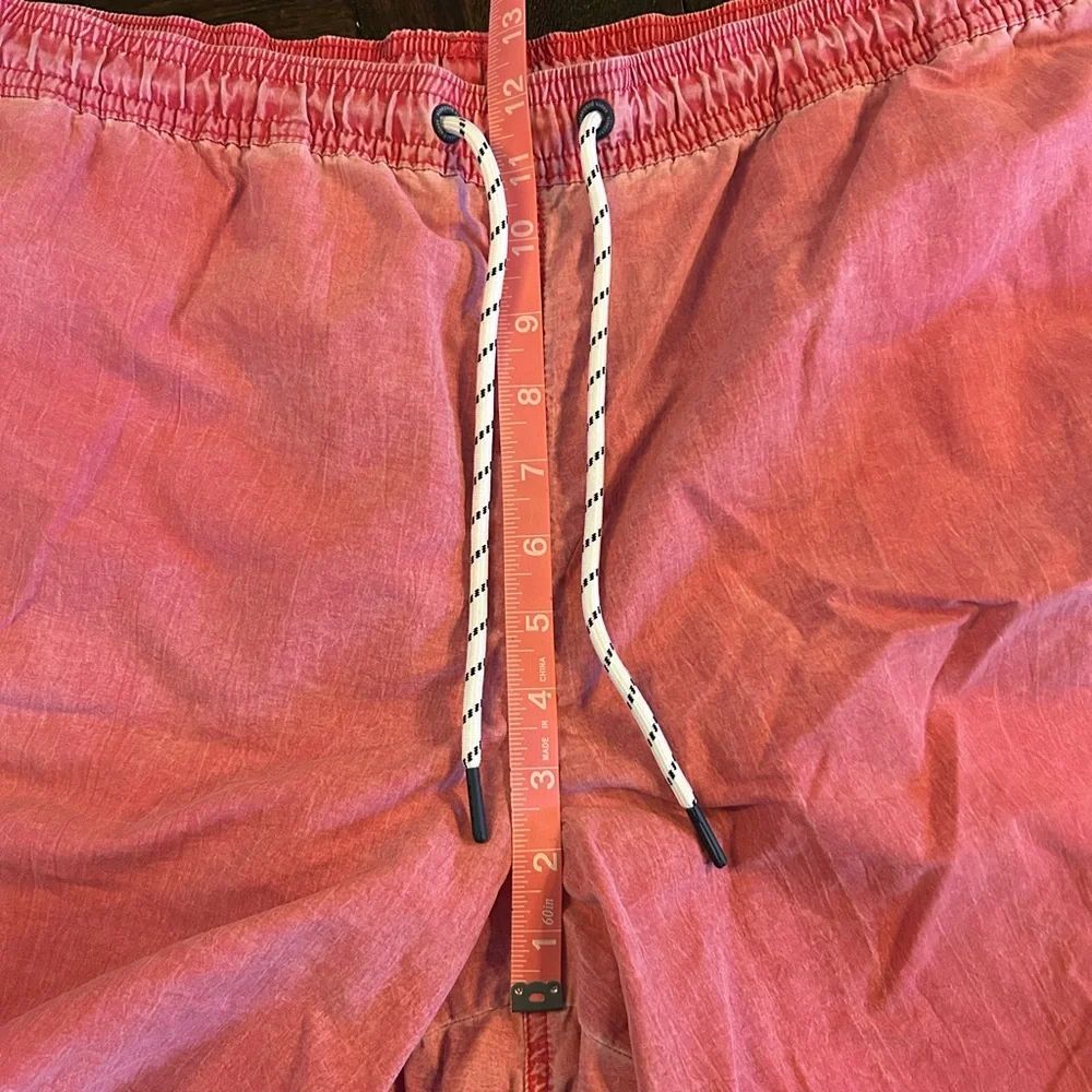 Vineyard Vines Island Trunks- Dusty Coral Red Pull-On 7in Shorts